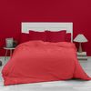 Funda Nórdica Lisa Polialgodón Color Rojo Para Cama De 90 Cm