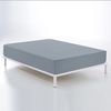 Sábana Bajera Ajustable 100% Algodón 200 Hilos Acero Para Cama De 105 Cm Largo Hasta 210