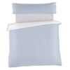 Conjunto De Funda Nórdica Y Funda De Almohada 100% Algodón Percal Greta Color Azul Para Cama De 90 Cm