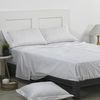 Sábana Encimera 100% Algodón Blanco Para Cama De 105 Cm