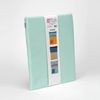 Pack De 2 Fundas De Almohada 100% Algodón 144 Hilos Color Aqua 45x85 Cm