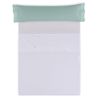 Pack De 2 Fundas De Almohada 100% Algodón 144 Hilos Color Aqua 45x95 Cm