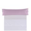 Pack De 2 Fundas De Almohada 100% Algodón 144 Hilos Color Malva 50x80 Cm Cierre En Tapa Y Solapa