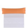 Pack De 2 Fundas De Almohada 100% Algodón 144 Hilos Color Mango 45x85 Cm