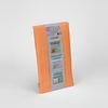 Pack De 2 Fundas De Almohada 100% Algodón 144 Hilos Color Mango 45x85 Cm