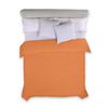 Funda Nórdica 100% Algodón De 144 Hilos Color Mango  Para Cama De 105 Cm