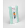 Pack De 2 Fundas De Almohada Polialgodón Color Aqua 50 X 80 Cm  Cierre En Tapa Y Solapa