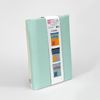 Funda Nórdica Reversible Polialgodón De 144 Hilos Color Aqua-crema Para Cama De 90 Cm