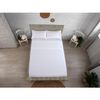 Juego De Sábanas Alexandra House Living Qutun Blanco Cama De 105 3 Piezas