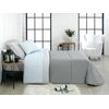 Edredón Liso Alba Relleno 250gr/m2 50% Algodón 50% Poliéster Cama 105 Cm Gris