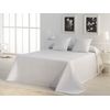 Colcha Tejida 100% Algodón Banús Color Blanco Para Cama De 90 Cm