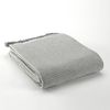 Colcha Plaid Manta Multiusos Cama O Sofá De Algodón Abella Color Gris 225x260 Cm