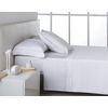 Sábana Encimera De Algodón De 600 Hilos Color Blanco Para Cama De 150 Cm