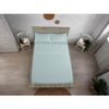 Juego De Sábanas Alexandra House Living Qutun Azul Claro Cama De 135/140 3 Piezas