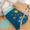 Dúo De Funda Nórdica Y Funda De Almohada Infantil Space Polialgodón De 144 Hilos Para Cama De 105