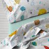 Juego De Sábanas Infantil Polialgodón Space 3 Piezas Para Cama De 105 Cm