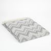 Colcha Plaid Manta Multiusos Cama O Sofá De Algodón Fez Color Gris 180x260cm