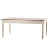 Mesa Comedor Madera Beige Natural 180x90x76 Cm