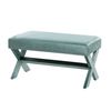 Pie De Cama Velvet Verde 95x50x50 Cm