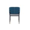 Silla Pu Gris / Azul Laval 52x54x74 Cm