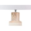 Lampara Madera Natural / Blanco / Beige