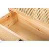 Comoda Madera Con Ratan 95x44x97 Cm