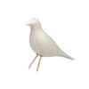 Pajaro Ceramica Blanco 25x10x21 Cm