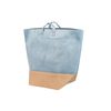 Cesto Ropa Velvet/yute Azul 30x30x50 Cm