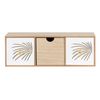 Joyero 3 Cajones Madera Talla 40x12x14 Cm