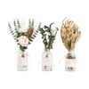 Set 3 Bouquets C/florero Surt H. 37 Cm