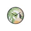 Reloj Pared Metal Natural Hojas 40x4,5x40 Cm