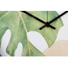 Reloj Pared Metal Natural Hojas 40x4,5x40 Cm