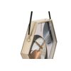 Reloj Pared Metal Cristal 45x6x39 Cm