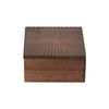 Caja Madera Tallada Natural 11x11x6 Cm