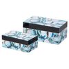 Set 2 Cajas Mineral 25x15x11/20x12x8 Cm