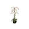 Orquidea Poliester Blanca Con Maceta 60x60x115 Cm