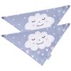 Set 2 Bandanas Nuvola Rosa Pekebaby