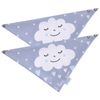 Set 2 Bandanas Nuvola Azul Pekebaby