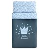 Funda Nórdica Cuna Little Crown Azul Pekebaby