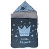 Saco Cuco Entretiempo Little Crown Azul Pekebaby