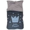 Saco Cuco Entretiempo Little Crown Azul Pekebaby