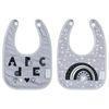 Baberos Estampados Set 2 Pequeño Abc Pekebaby