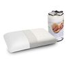 Pack 2 Almohadas Confort 80x35 - Viscoelastico. Coperture Rimovibili. Ergonomico