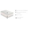 Topper 90x190 Moon - Altura 4 Cm Transpirable Y Adaptable -dormissimo