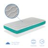 Colchon Cuna Bebe 60x120 Milu Vert - 11 Cm - Núcleo De Espuma Perforado Y Transpìrable