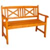 Banco De Madera Naranja 120x60x90