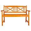 Banco De Madera Naranja 120x60x90