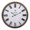 Reloj De Pared De Metal Dorado 80x6x80