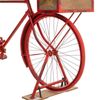 Recibidor Bicicleta Rojo De Madera Y Metal 198x50x90