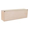 Estante De Pared De Madera Y Rejilla Marrón 81x17.5x26